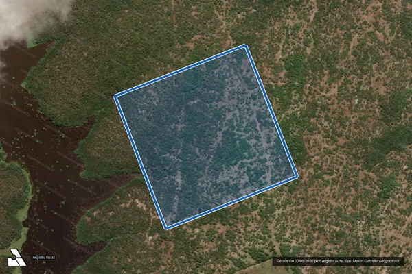 Imagem de satélite de PA Guanabara/ Lote Rural 84 ? CE004700000048 - Lote Rural 84 em Jaguaretama - CE