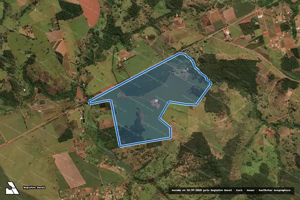 Imagem de satélite de Fazenda Jenipapo / Parte 1 em Anápolis - GO