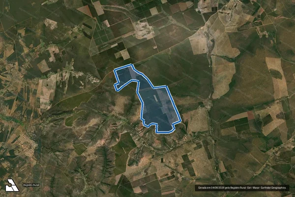Imagem de satélite de FAZENDA SITIO NOVO - Parte 1 em Montezuma - MG