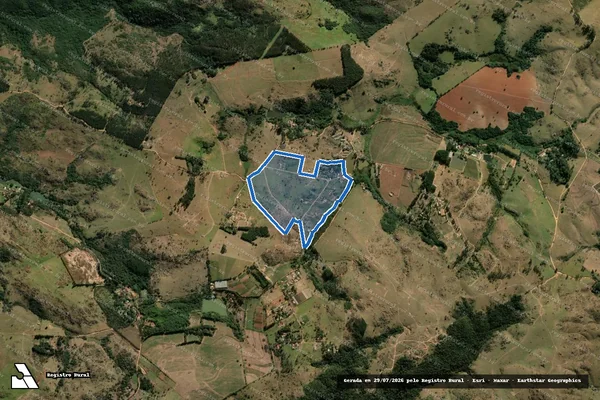Imagem de satélite de Sitio da Araçy em Itu - SP