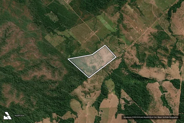 Imagem de satélite de SÍTIO BACURI - LOTES 85A-1 E 01 UNIFICADOS - GLEBA CORUMBIARA - SETOR ROOSEVELT / SÍTIO BACURI - LOTES 85A-1 E 01 UNIFICADOS - GLEBA CORUMBIARA - SETOR ROOSEVELT