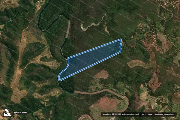 Imagem de satélite de FAZENDA DAS PALMEIRAS - FAZENDA DAS PALMEIRAS em Santa Luzia - MG