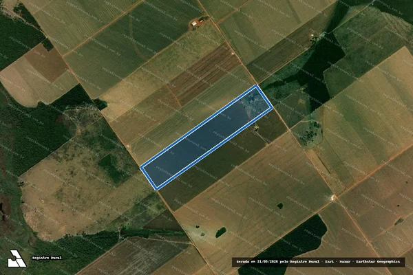 Imagem de satélite de LOTE 282 ? P.A BRASIL NOVO - Parte 1 em Querência - MT