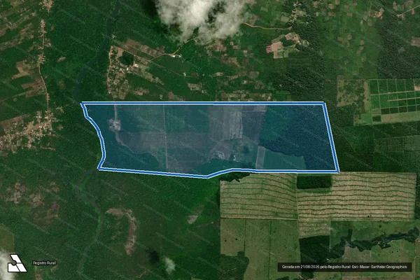 Imagem de satélite de Sítio Ituá - PARTE 1 em Santo Antônio do Tauá - PA