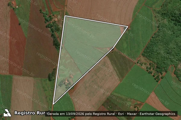 Imagem de satélite de Projeto de Assentamento Bela Vista do Chibarro / P.A. Bela Vista do Chibarro – Gleba 66 – Lote 10 em Araraquara - SP