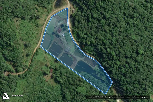 Imagem de satélite de Lote 468 e Lote 469 - Lote 469 em Sete Barras - SP