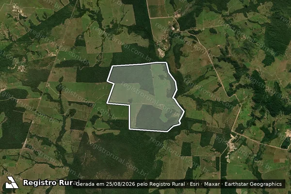 Imagem de satélite de Fazenda Igarapé (Lote 110 Setor Rio Vermelho Gleba Guaporé) - Parte 1 em Vilhena - RO