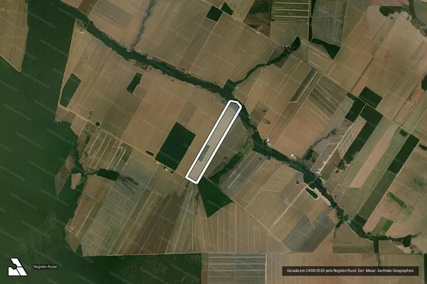 Imagem de satélite de LOTE 309 ? P.A PINGOS D AGUA - Parte 1 em Querência - MT