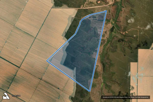 Imagem de satélite de FAZENDA RIBEIRÃO XII - RIBEIRÃO XIII em Baixa Grande do Ribeiro - PI