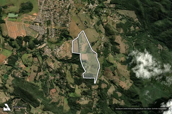 Imagem de satélite de Fazenda Santa Angelina - GLEBA B em Cabreúva - SP
