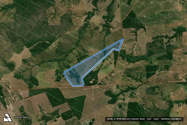 Imagem de satélite de LOTE 12 E 11A UNIFICADOS, GLEBA 06, SETOR BARÃO DE MELGAÇO - Parte B em Pimenta Bueno - RO