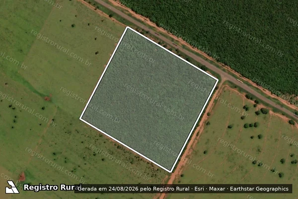 Imagem de satélite de Fazenda Douradinho - Parte 1 em Nova Andradina - MS