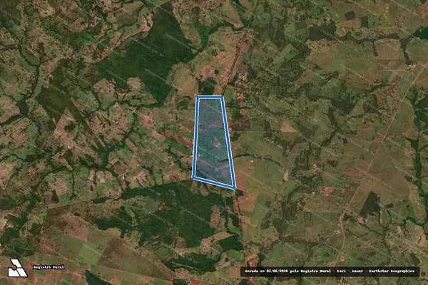 Imagem de satélite de FAZENDA FORTALEZA - Parte 1 em Rondonópolis - MT