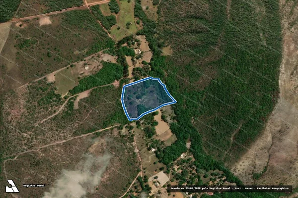 Imagem de satélite de Chacara 27 sobrinhos de Manoel - GLEBA B em Água Fria de Goiás - GO