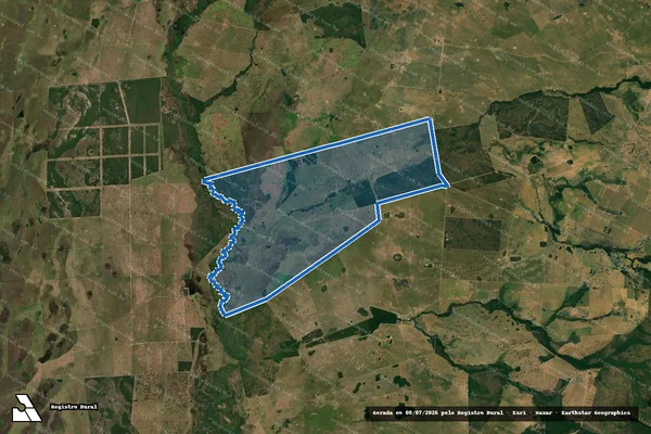 Imagem de satélite de Fazenda Novo Horizonte - Parte 1 em Rio Verde de Mato Grosso - MS