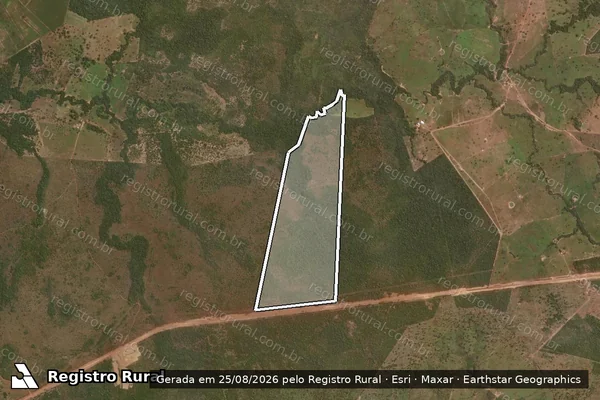 Imagem de satélite de FAZENDA MACAÚBA em Itacajá - TO