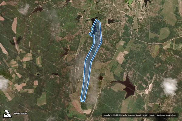 Imagem de satélite de SITIO LINDAR ? LOTE 0140 - Parte 1 em Jaguaretama - CE