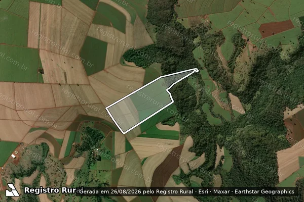Imagem de satélite de Fazenda Barra - Gleba A - 1 em Jardinópolis - SP