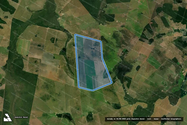 Imagem de satélite de Fazenda Candelária - Parte 1 em Vila Bela da Santíssima Trindade - MT