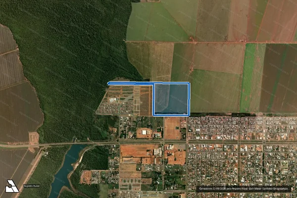 Imagem de satélite de Fazenda Stocker - Gleba 07 em Sapezal - MT