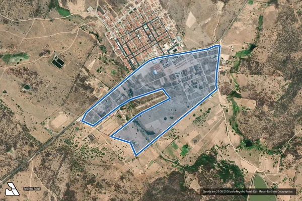 Imagem de satélite de FAZENDA SÃO JOSÉ - Parte 1 em São José do Sabugi - PB