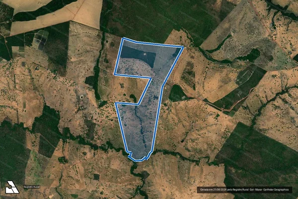 Imagem de satélite de Fazenda dos Sonhos - Fazenda dos Sonhos em Dois Irmãos do Tocantins - TO