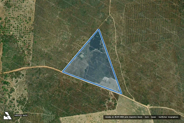 Imagem de satélite de Fazenda São José - 01 em Ocara - CE
