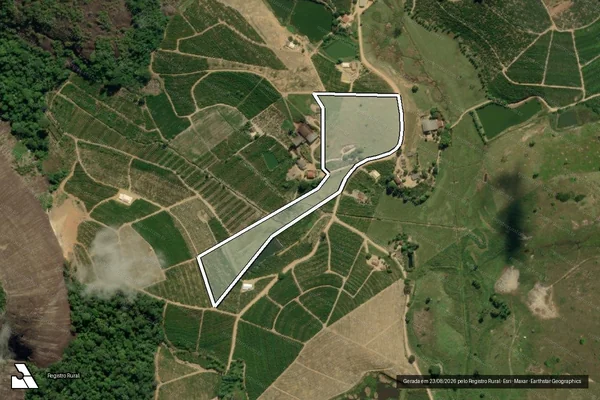 Imagem de satélite de Sitio São José - Gleba G em Barra de São Francisco - ES