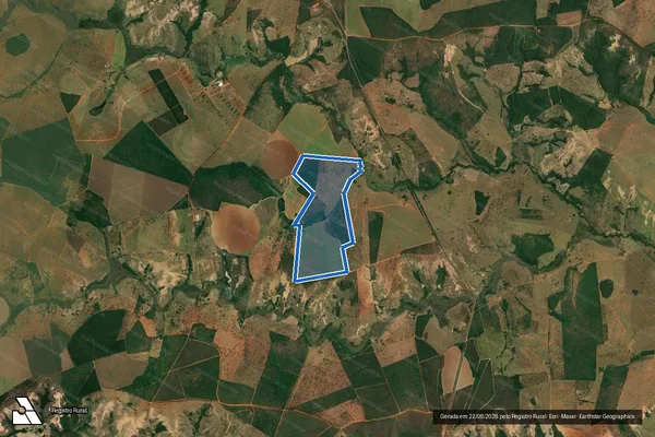 Imagem de satélite de FAZENDA PINDAÍBAS - Parte 1 em Quartel Geral - MG