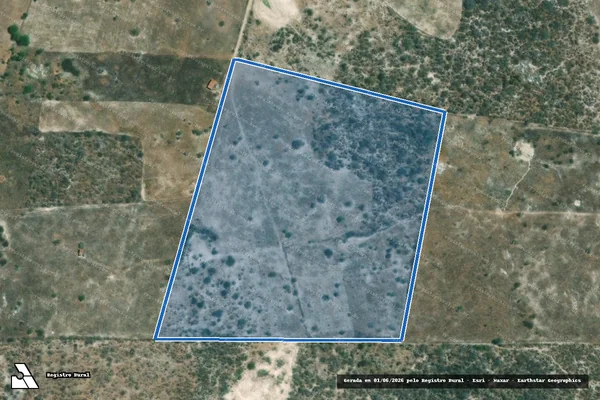 Imagem de satélite de P.A. CUIABÁ - Lote 167 em Poço Redondo - SE