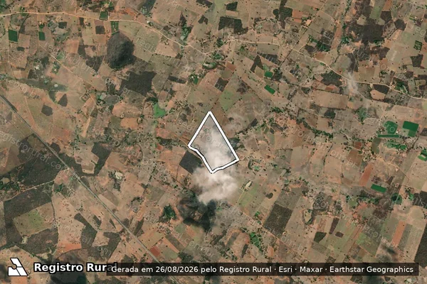 Imagem de satélite de FAZENDA GAMELEIRA - PARCELA 01 em Candiba - BA