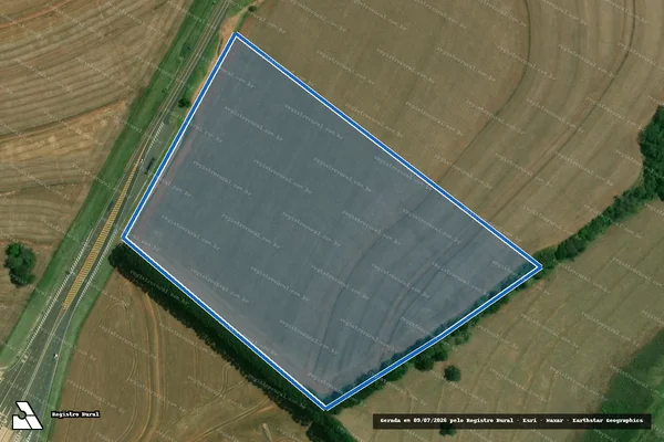 Imagem de satélite de FAZENDA CERRADO em Coronel Macedo - SP