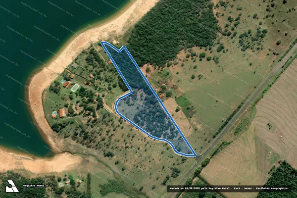 Imagem de satélite de Chácara Areia Branca - Parte 1 em Itaí - SP