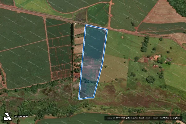 Imagem de satélite de Sítio Cabreúva - Gleba B em Rincão - SP