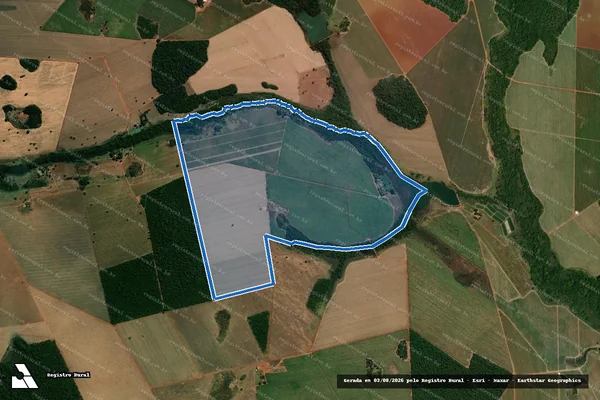 Imagem de satélite de FAZENDA CERCADO - Parte 1 em Paraúna - GO