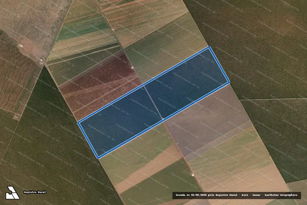 Imagem de satélite de SERRA DO URUÇUI-I)/LOTE-16  - Parte 1 em Currais - PI