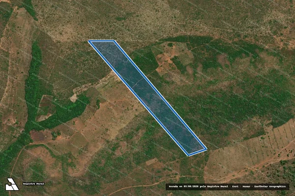 Imagem de satélite de FAZENDA PAPAMEL - Gleba 02 em Estreito - MA