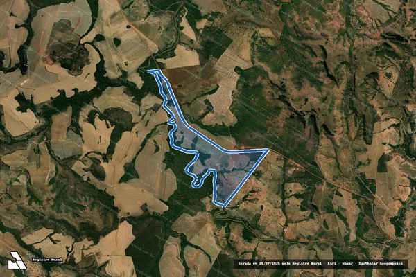 Imagem de satélite de FAZENDA TORRES LUGAR DENOMINADO RETIRINHO - Gleba 1 em Caiapônia - GO
