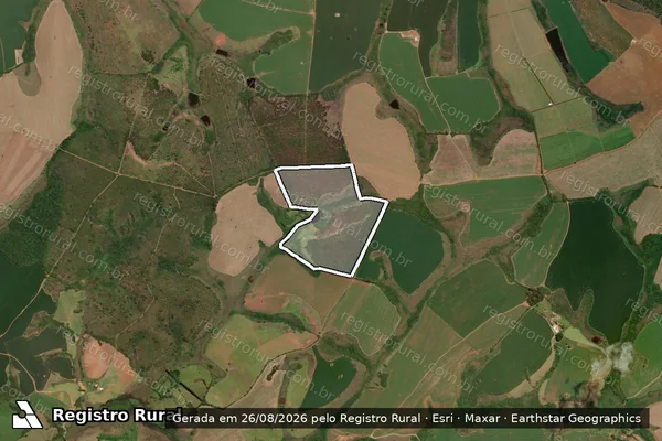 Imagem de satélite de Fazenda Figueira - I em Madre de Deus de Minas - MG