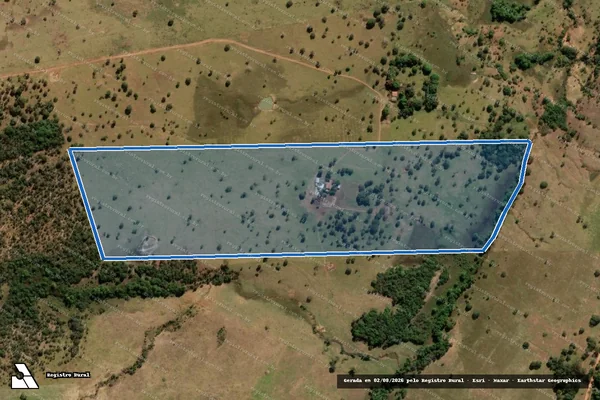 Imagem de satélite de FAZENDA BOA VISTA DOS BORGES - 001 em Amorinópolis - GO