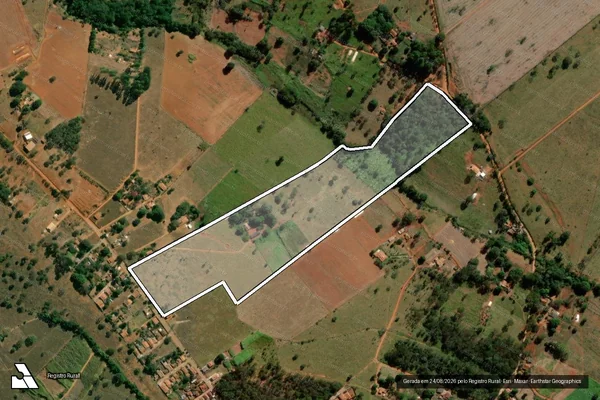 Imagem de satélite de FAZENDA DO ENGENHO DO RIBEIRO - Parte 1 em Bom Despacho - MG