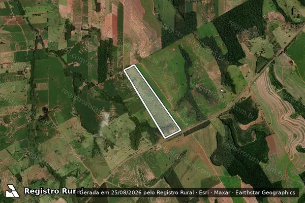 Imagem de satélite de LOTE A - Gleba 1 em Goioerê - PR