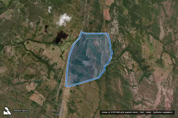Imagem de satélite de FAZENDA GRANDIOSA - Parte 1 em Natividade - TO