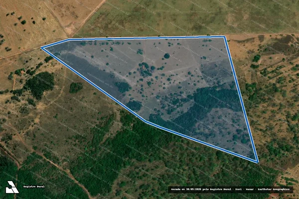 Imagem de satélite de P.A BOM JESUS DO ARAGUAIA em Santa Fé de Goiás - GO