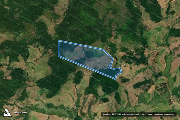 Imagem de satélite de FAZENDA LUA NOVA I, II e III - FAZENDA LUA NOVA I em Jucuruçu - BA