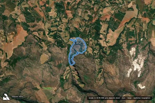 Imagem de satélite de Fazenda Usina - Parte 1 em Guapé - MG