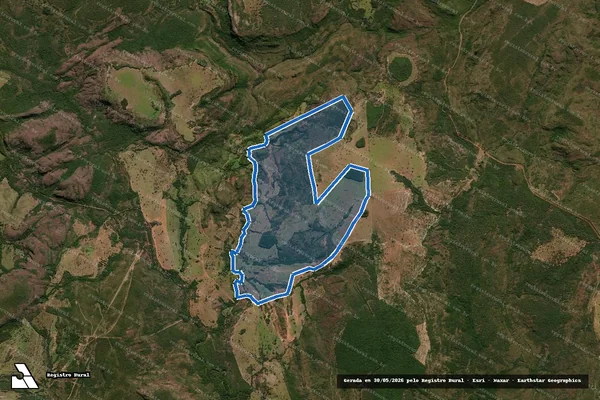 Imagem de satélite de FAZENDA BELA VISTA em Alto Araguaia - MT