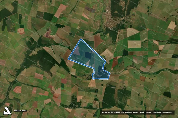 Imagem de satélite de Fazenda São Francisco - Lote 07 em Eldorado - MS