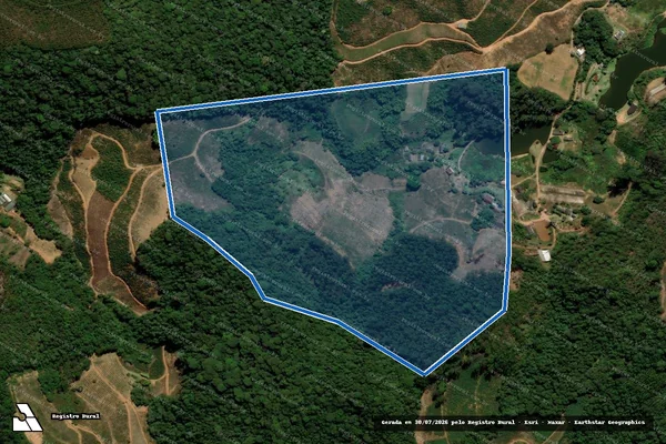 Imagem de satélite de Sitio Alegre - Parte 1 em Marechal Floriano - ES