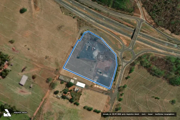 Imagem de satélite de Estância Tauana II - Parcela ? A em Poloni - SP